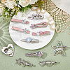 Zinc Alloy & Resin Hair Bobby Pins PHAR-SP0001-02-3