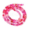 Natural Striped Agate/Banded Agate Beads Strands G-G545-04H-5
