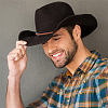 Imitation Leather Braided Southwestern Cowboy Hat Belt DIY-WH0449-01-4