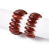 Oval Natural Agate Beaded Stretch Bracelets for Women Men G-Q601-23G-4