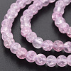 Crackle Glass Beads Strands GLAA-S192-D-006D-3