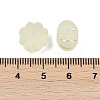 Frosted Transparent Acrylic Beads OACR-P029-03B-03-4