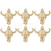 SUNNYCLUE 6Pcs Rack Plating Brass Pendants KK-SC0003-27-1