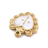 304 Stainless Steel Enamel Pendants STAS-M092-12G-02-2