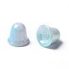 Two Tone Opaque Acrylic Beads X-SACR-K004-02-5