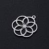 201 Stainless Steel Filigree Charms STAS-T049-T671-1-2