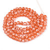 Baking Paint Glass Beads Strands DGLA-N015-8mm-04-2