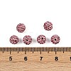 Polymer Clay Rhinestone Beads RB-H284-6MM-Half-223-2