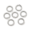 Tarnish Resistant 304 Stainless Steel Open Jump Rings X-STAS-R065-43-1