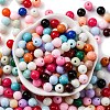 Opaque Acrylic Beads SACR-Q004-02E-2