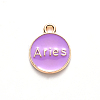 Alloy Enamel Pendants X-ENAM-S124-01A-01A-3