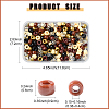 480Pcs 6 Colors Opaque & Transparent Plastic Beads KY-YW0001-75A-3