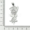 Non-Tarnish 201 Stainless Steel Pendants STAS-U003-16P-3