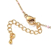 Brass Enamel Cable Chain Necklaces X-NJEW-JN02920-01-3