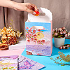 5Pcs 5 Styles Printed Paper Gift Tote Bags ABAG-TA0001-53-6