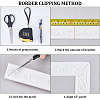 Self-Adhesive XPE Grain Contact Paper DIY-CP0011-17B-5