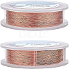 Round Copper Wire for Jewelry Making CWIR-BC0004-0.15mm-02-2