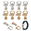 8 Sets 2 Colors Adjustable Alloy Screw Pin Shackle FIND-UN0003-72-1