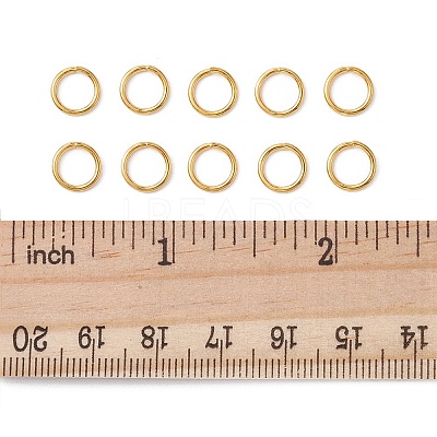 Brass Open Jump Rings KK-FS0001-23B-1