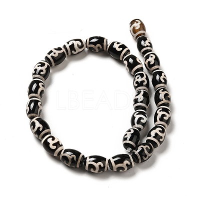 Tibetan Style dZi Beads Strands G-F726-A05-1