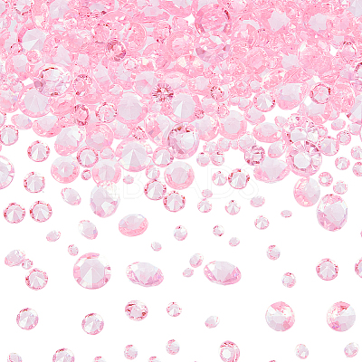 6300Pcs Acrylic Rhinestone Pointed Back Cabochons GACR-SP0001-03E-1