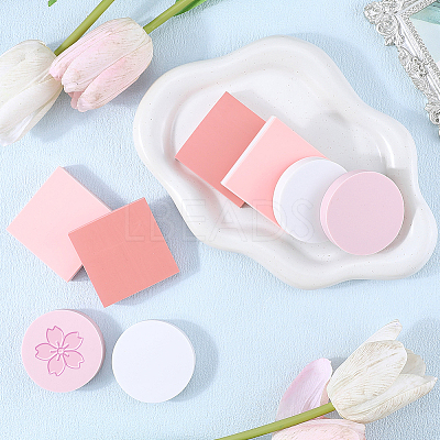 8Pcs 4 Styles Rubber Stamps AJEW-CP0008-33-1