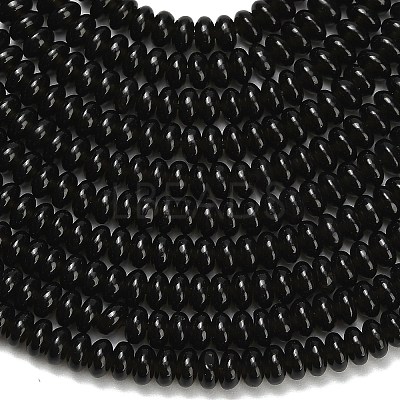 Natural Ice Obsidian Beads Strands G-L635-A11-4x2mm-02-1