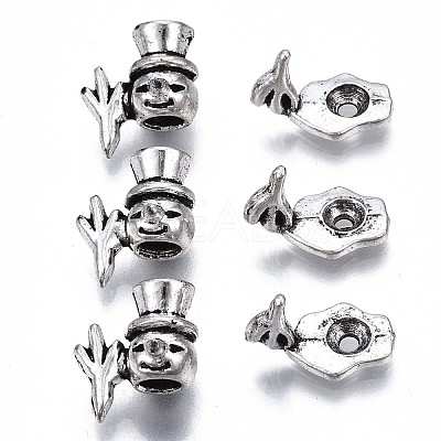 Tibetan Style Alloy Bead Frame PALLOY-Q441-082-RS-1