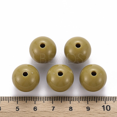 Opaque Acrylic Beads MACR-S370-C16mm-29-1