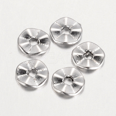 Tibetan Style Wavy Spacer Beads X-TIBEB-A101871-AS-FF-1