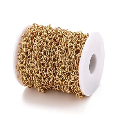 PVD Vacuum Plating 304 Stainless Steel Rolo Chains CHS-F011-08E-G-1