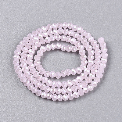 Electroplate Glass Beads Strands EGLA-A044-J2mm-A02-1
