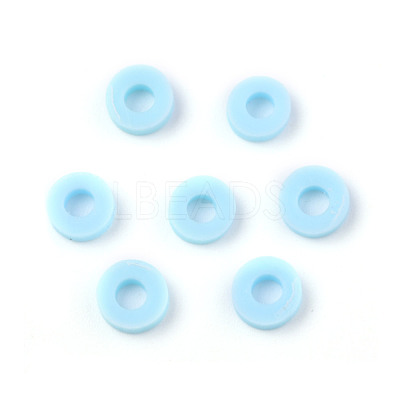 Handmade Polymer Clay Beads X-CLAY-Q251-8.0mm-101-1