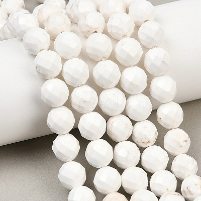 Natural Magnesite Beads Strands G-Z143-D01-10mm-1