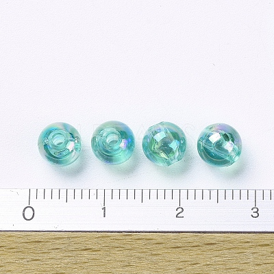 Eco-Friendly Transparent Acrylic Beads X-PL733-9-1