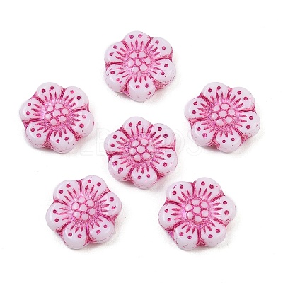 Bohemia Czech Pressed Glass Beads GLAA-I061-08B-1