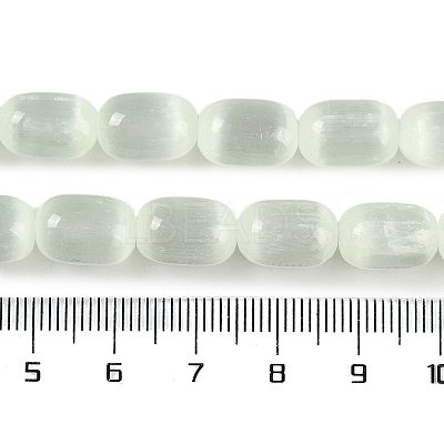 Natural Selenite Beads Strands G-F750-11-1