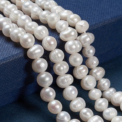 Natural Cultured Freshwater Pearl Beads Strands PEAR-N013-06G-1