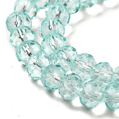 Transparent Baking Paint Glass Beads Strands LS-DGLA-A034-T6mm-D01-1