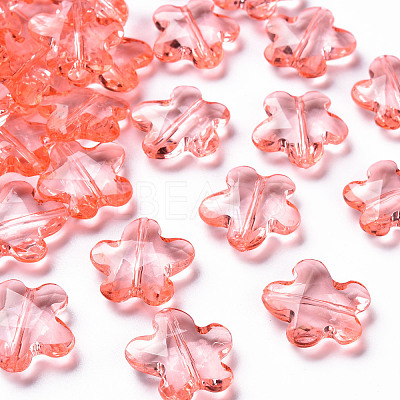 Transparent Acrylic Beads TACR-S154-32B-52-1