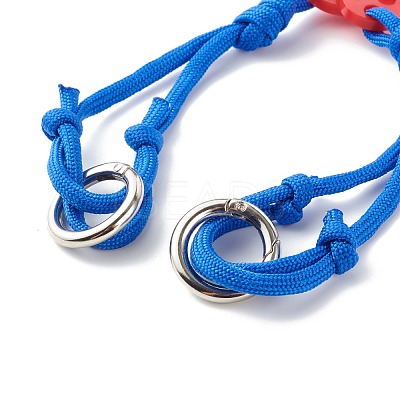 Polyester & Spandex Cord Bracelet Sets BJEW-JB06367-04-1