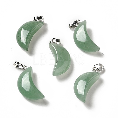 Natural Green Aventurine Pendants G-Z022-05B-1