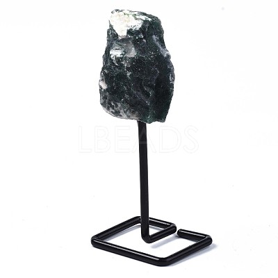 Natural Moss Agate Display Decorations G-N0236-040A-07-1