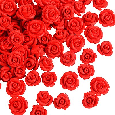 80Pcs 2 Style Cinnabar Beads CARL-SZ0001-01-1