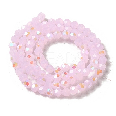 Imitation Jade Glass Beads Strands X-EGLA-A035-J4mm-L02-1