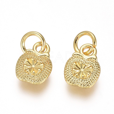 Electroplated Alloy Charms PALLOY-G267-12G-1