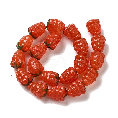 Handmade Lampwork Beads Strands LAMP-G162-05I-1