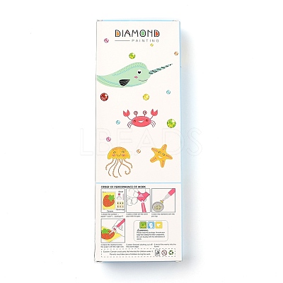 Christmas Theme DIY Diamond Painting Stickers Kits For Kids DIY-H123-01-1