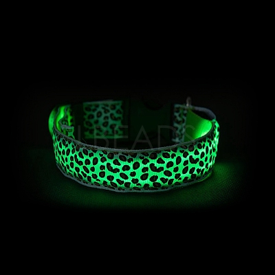 Adjustable Polyester LED Dog Collar MP-H001-A13-1