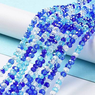 Glass Beads Strands EGLA-A034-M4mm-25-1